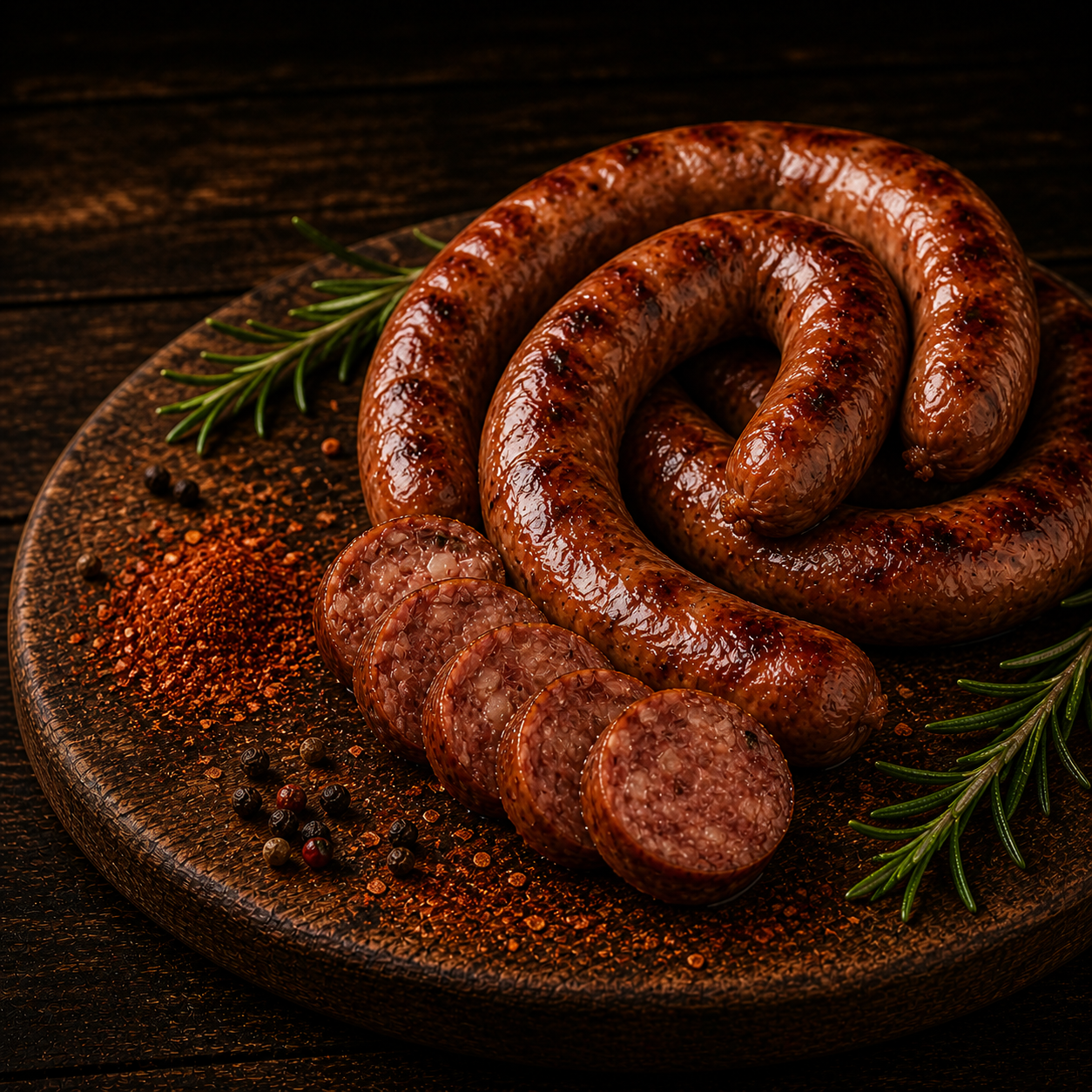 Longanizas con Merkén